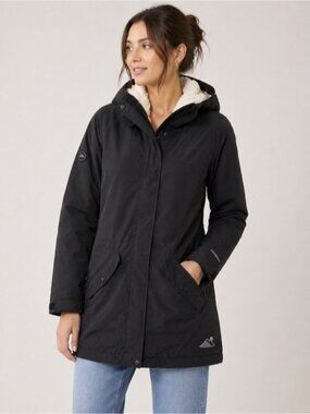 McKINLEY Aquamax Waterproof Hooded Parka Jacket Black XL